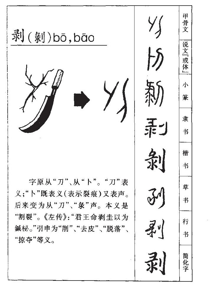 剝