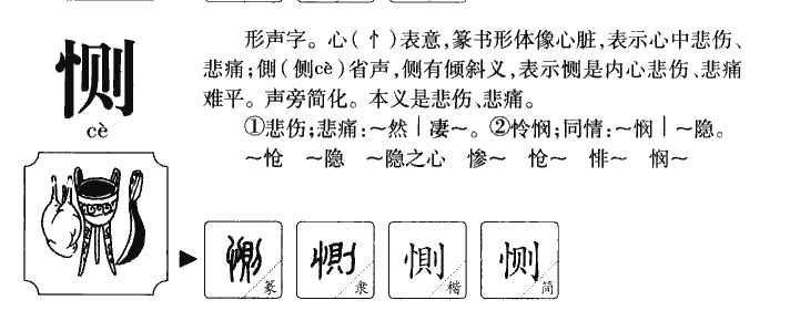 惻