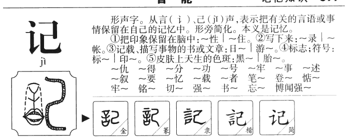 記