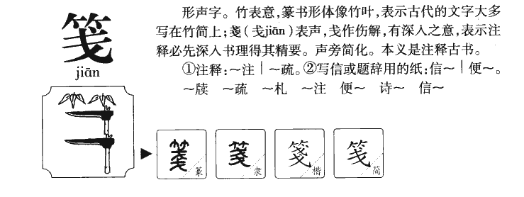 箋