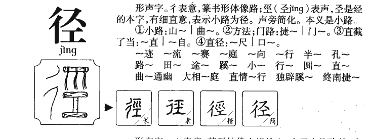 徑