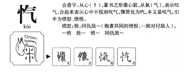 愾