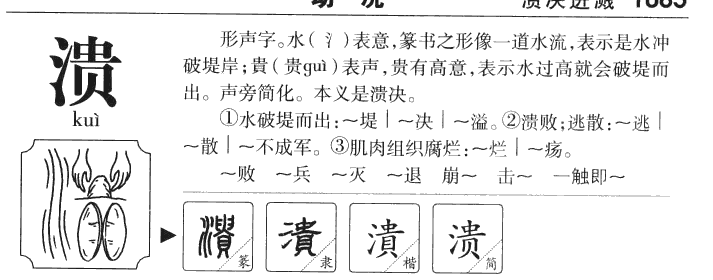 潰