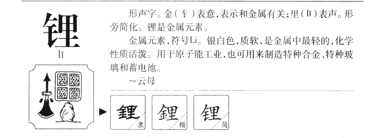 鋰