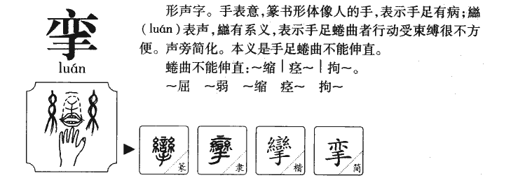 攣