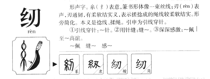 紉