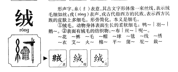 絨