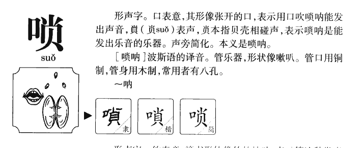 嗩