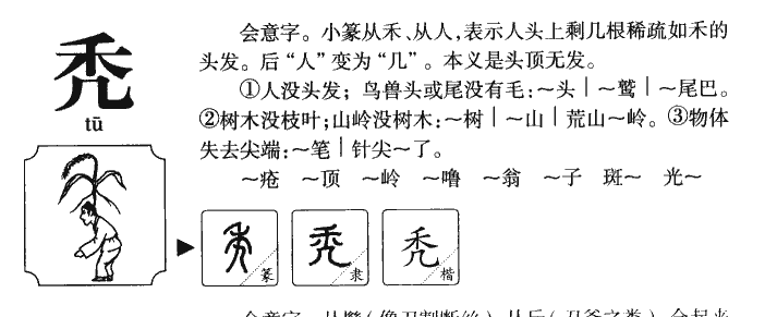 禿