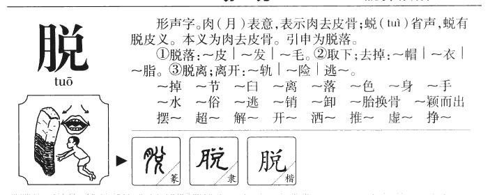 脫