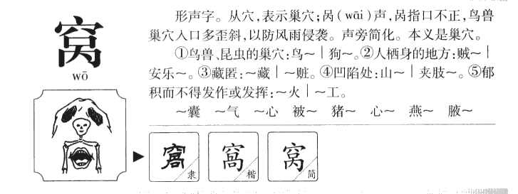 窩