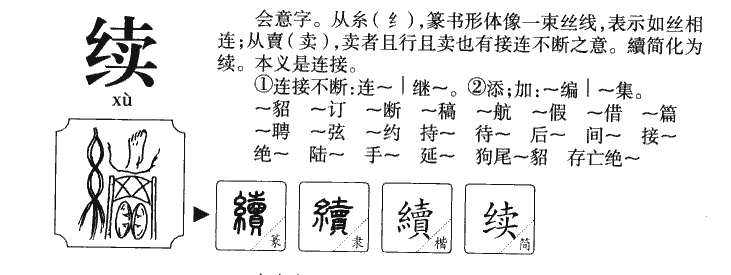 續