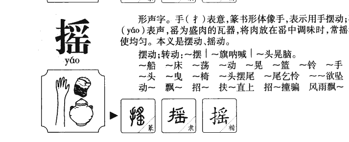 搖
