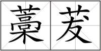藁茇