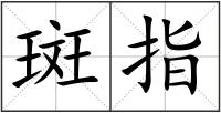 斑指