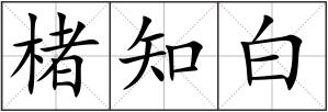 楮知白