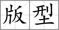 版型