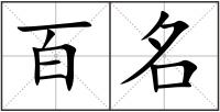 百名