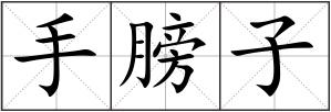 手膀子