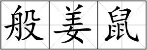 般姜鼠