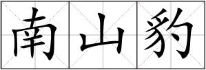 南山豹
