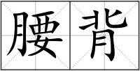 腰背