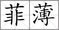 菲薄