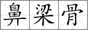 鼻梁骨
