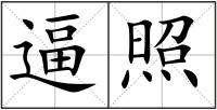 逼照
