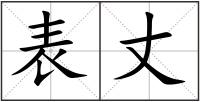 表丈