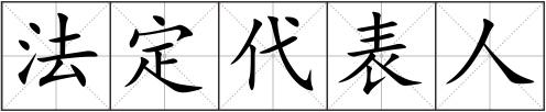 法定代表人