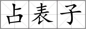占表子
