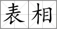 表相