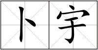 卜宇