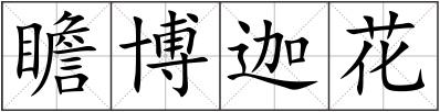 瞻博迦花