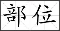 部位
