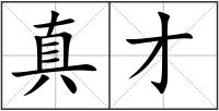 真才