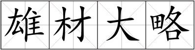 雄材大略