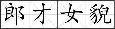 郎才女貎