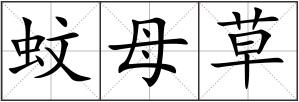 蚊母草