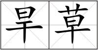 旱草