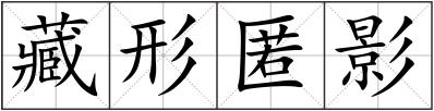 藏形匿影