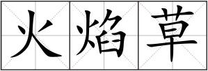 火焰草