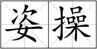 姿操