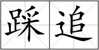 踩追