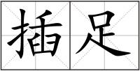 插足