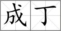 成丁