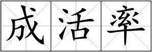 成活率
