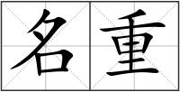 名重