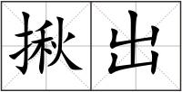 揪出